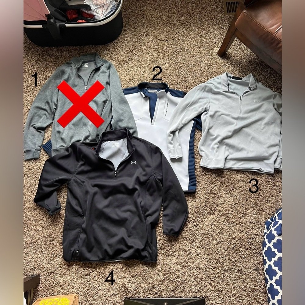 Under Armour Men's 1/4 Zip Pull-Overs
